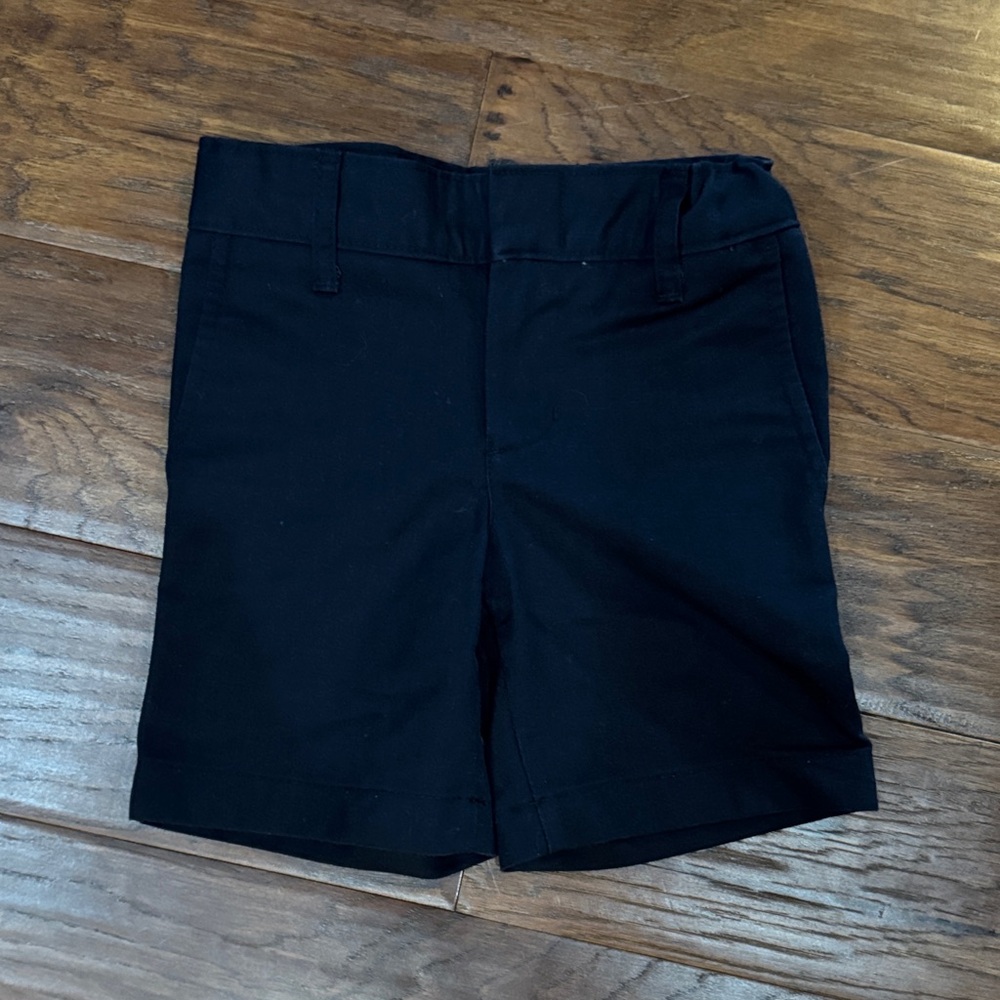 Navy school uniform shorts